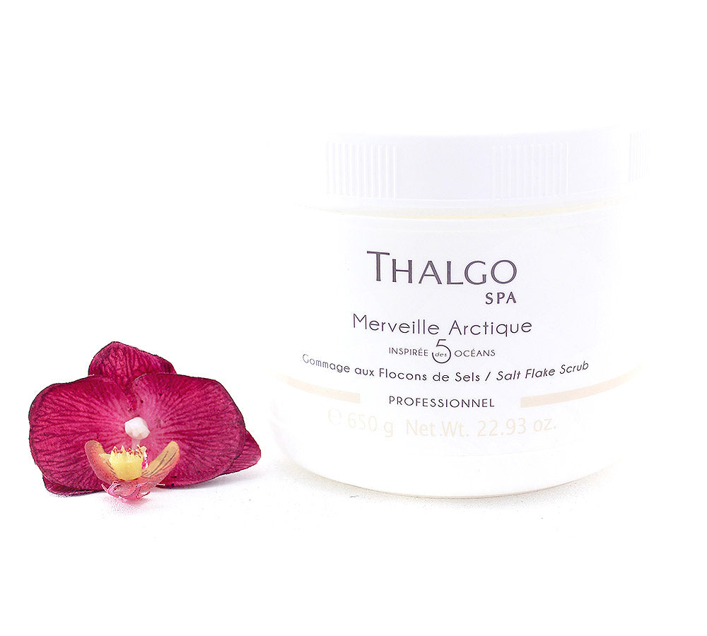 BELI THALGO SKIN CARE SALT FLAKES SCRUB 650 GRAM SOOTHES THE SKIN FOR USE IN LUXURY SALON AND SPA