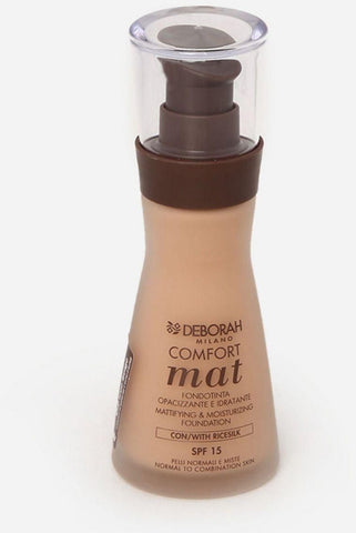 BELI DEBORAH MAKE UP COMFORT MAT FOUNDATION #02 true beige ORIGINAL NEW FACE COSMETIC
